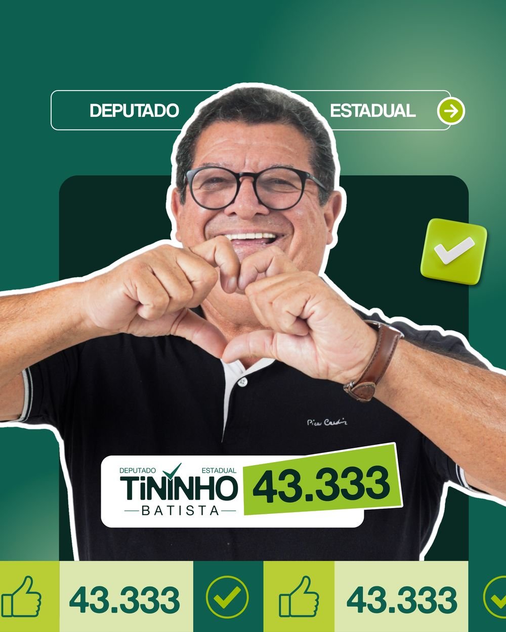 Tininho Batista — candidato a deputado estadual, 43333